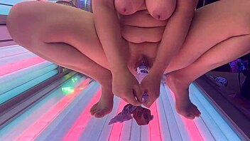 eating for burp fetish then banging both holes with belly milk explosion