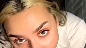 Brunette student sucks and rides cowgirl style in POV action