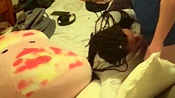 Homemade Ebony Amateur Bends Over for Coworker Doggy After Work!