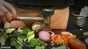 cooking up extreme cock domination for dinner, wanna watch?