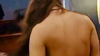 Veronica Zemanova performs passionate lesbian striptease with clothes ripped