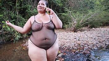 why suck big dick outdoors in river?