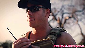 Hey, wanna see this glamcore babe ride a border officer’s dick?