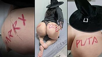 Happy Halloween With Fat Latina Milf