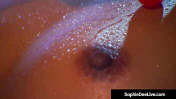 british girl sophie dee in rain with big tits