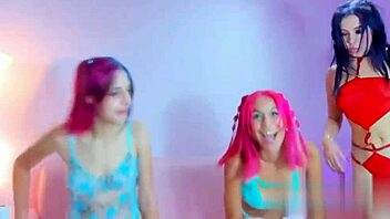Colored Hair Girls Prove Their Blowjob Skills With Passion