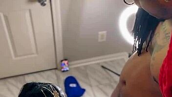 Slutty Postal Worker Slams Big Black Cock in Rough Ebony Action