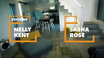 Pov - Nelly Kent And Sasha Rose Fuck Your Dick In All Positions