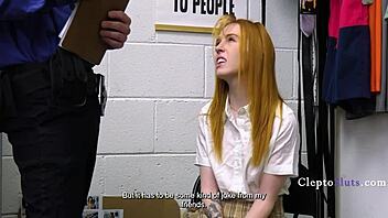 Punishment for thief: tiny ginger girl's bdsm story