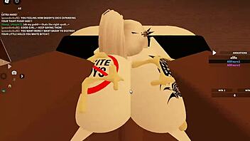 Whore takes monster cock deepthroat and anal