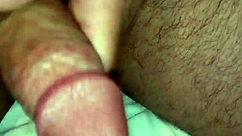 Relieving stress through solo masturbation leading to cum