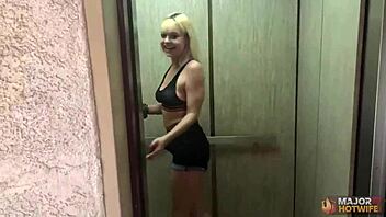 Petite Blonde Coed Nova Cane Fucked by Rome Major