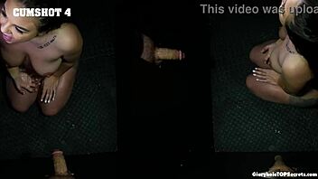 Jay swallows eight cumshots at the gloryhole, what a liquid lunch 😋💦