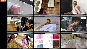 rina arems masturbates with hitachi wand in car