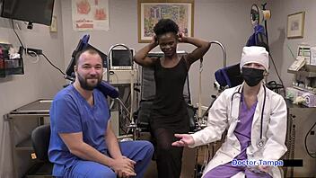 Dr Tampa Examines Rina Arem in First Gyno Visit