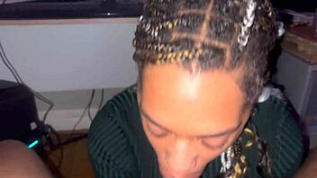 Her creamy pussy got me to cum on her fat ass