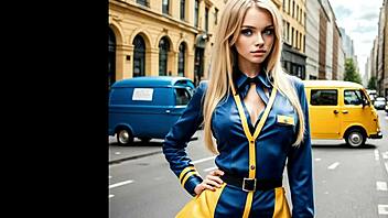 milf sandy in uncensored cosplay horror parody