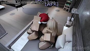 Two big tit sluts fuck hard after club