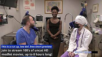 Dr Tampa Examines Rina Arem in First Gyno Visit