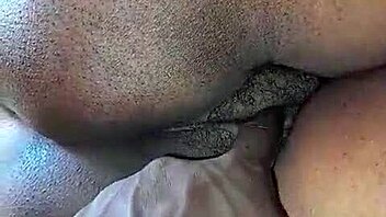 Playing with my beautiful landlady's fat, wet pussy at home, so sweet and homemade