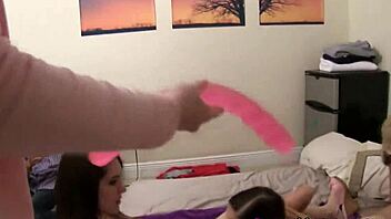 Teen Amateurs Masturbate With Toys At Coed Party In High Definition