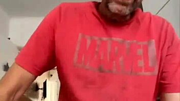 Feeling intense passion with hired chubby husband