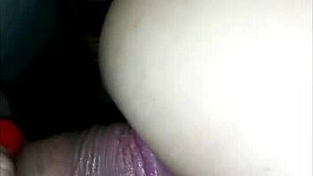 Boyfriend in drag pounds small latina's ass