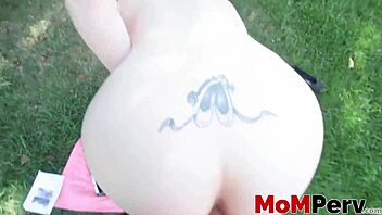 Beautiful lauren phillips outdoor stepson fuck