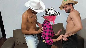 The guy made the slutty sailor fuck in her long hair and ass