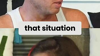 Caught in a surprising moment with an older woman in the clip