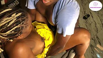 Horny student chases black teacher for sex