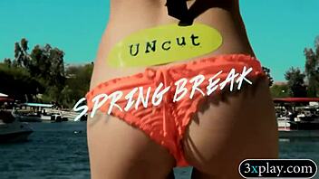 nasty babes flash their asses in outdoor group orgy