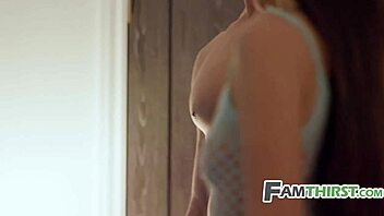 Taboo threesome with step parents unfolds.