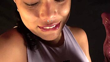 Intense Pussy Pounding with Big Purple Dildo