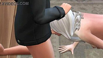 Wild group sex on the floor and chair! 😏