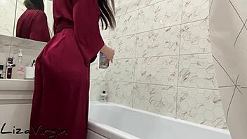 nothing beats the wild excitement of solo play in the bathroom