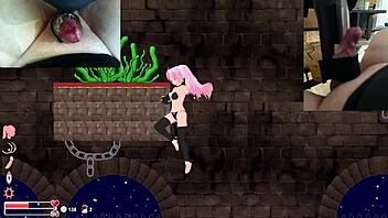 The game makes my fallen angel vibrator react