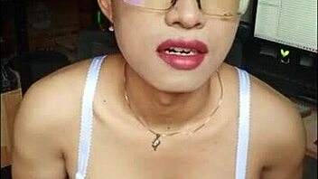 Black Hijab Transgirl Slut Masturbates to Sticky Finish