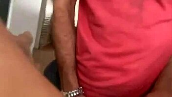 Feeling intense passion with hired chubby husband