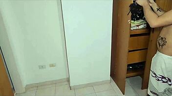 Stepsister Begs For Tight Pussy Fuck After Shower!