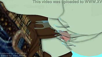 Red haired whore takes big black cock deep in her pussy and ass