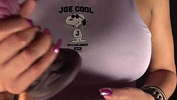 Intense Pussy Pounding with Big Purple Dildo