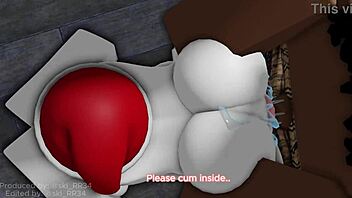 Red haired whore takes big black cock deep in her pussy and ass