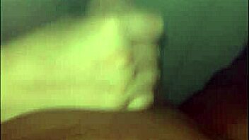 my half-cousin sucks my monster cock and i cum on her