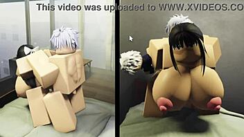 Wow! Utahime dominates hot slut in steamy doggystyle sex!