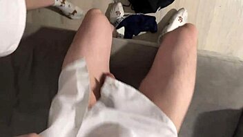 Wow, one night stand after night club leads to deepthroat cock sucking and cum covered fun!