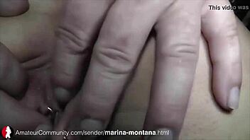 Marina Montana Outdoor German Milf Action.