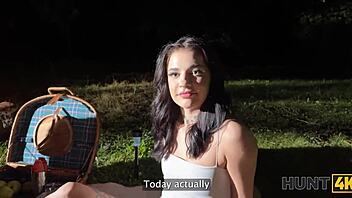 hunt4k teen 18+ chloe heart got seduced, her tight hole banged public... oops!