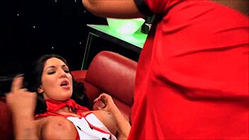 Lesbian Threesome with Emily B and Charley Atwell Licking Firm Tits with Toys