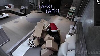 Two big tit sluts fuck hard after club